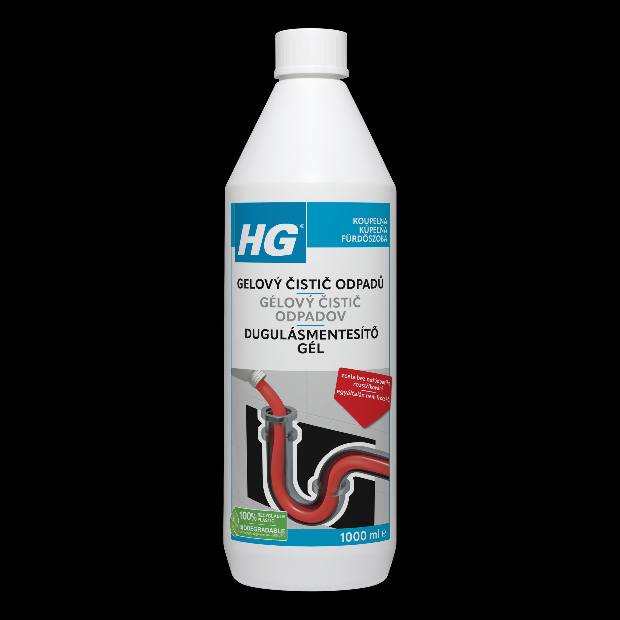HG Gelový čistič odpadů 1 l