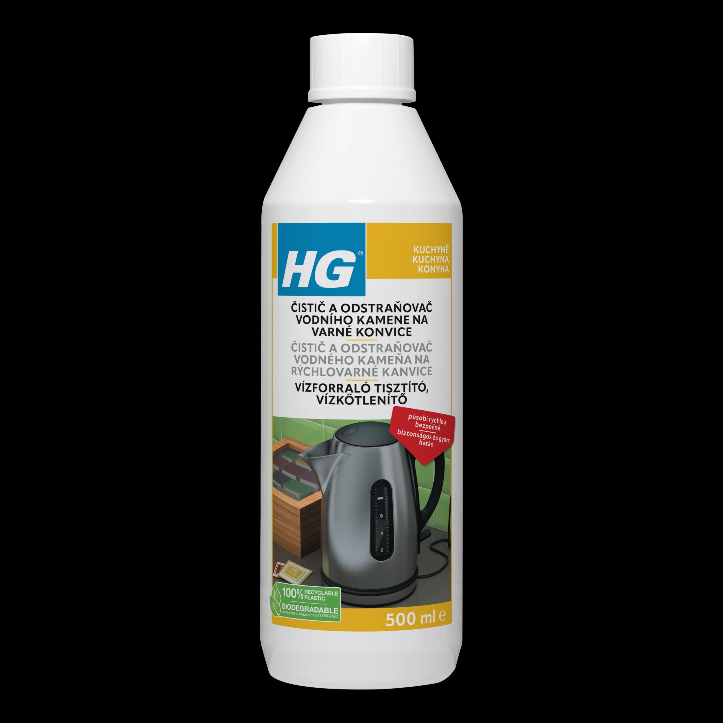 HG Čistič a odstraňovač vodního kamene pro varné konvice 500 ml
