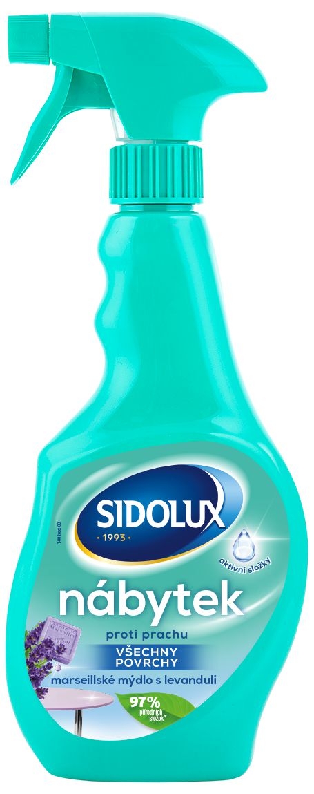 Sidolux M proti prachu marseill soap with lavender 400 ml