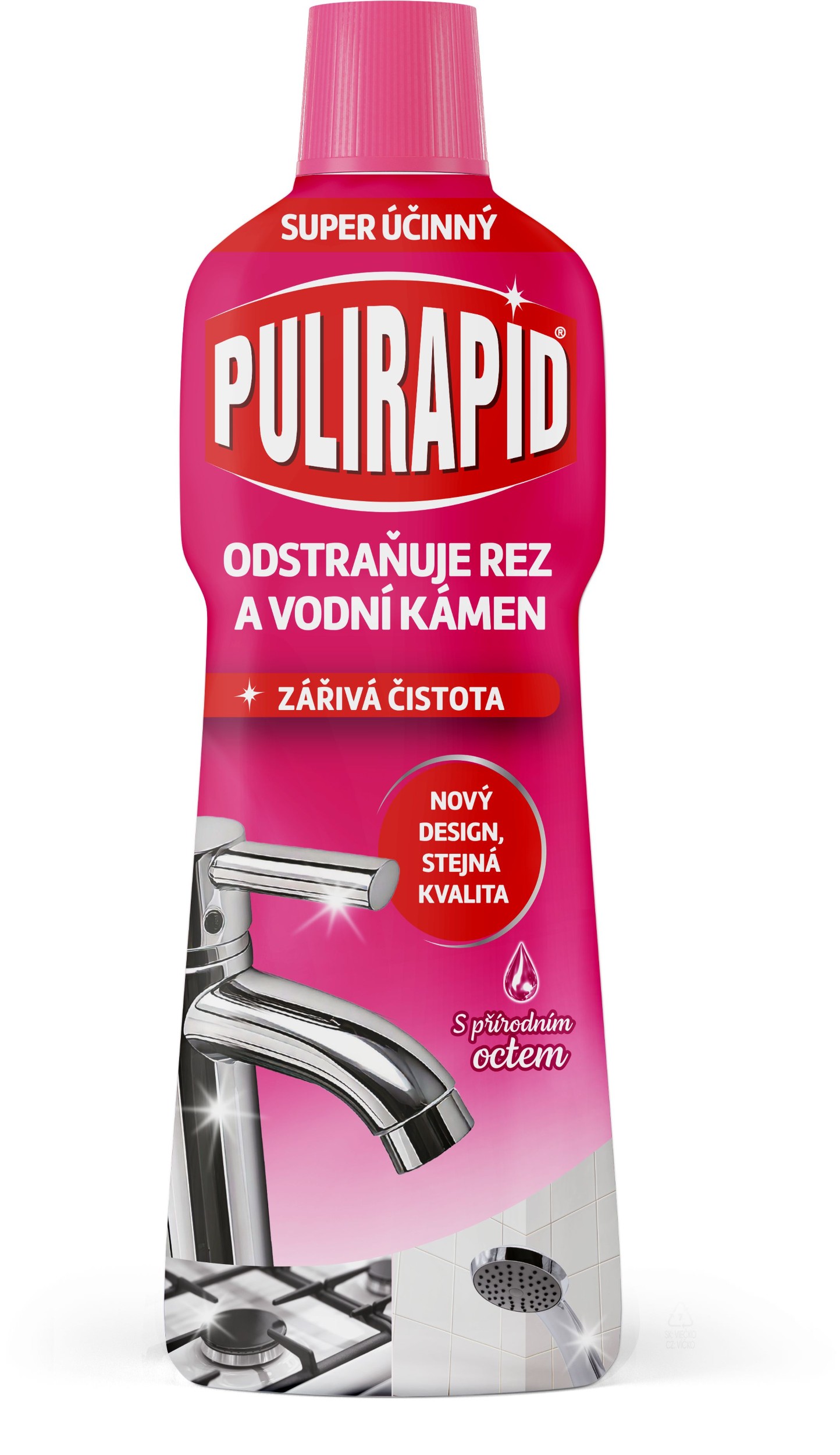 Pulirapid s octem na vodní kámen 750 ml