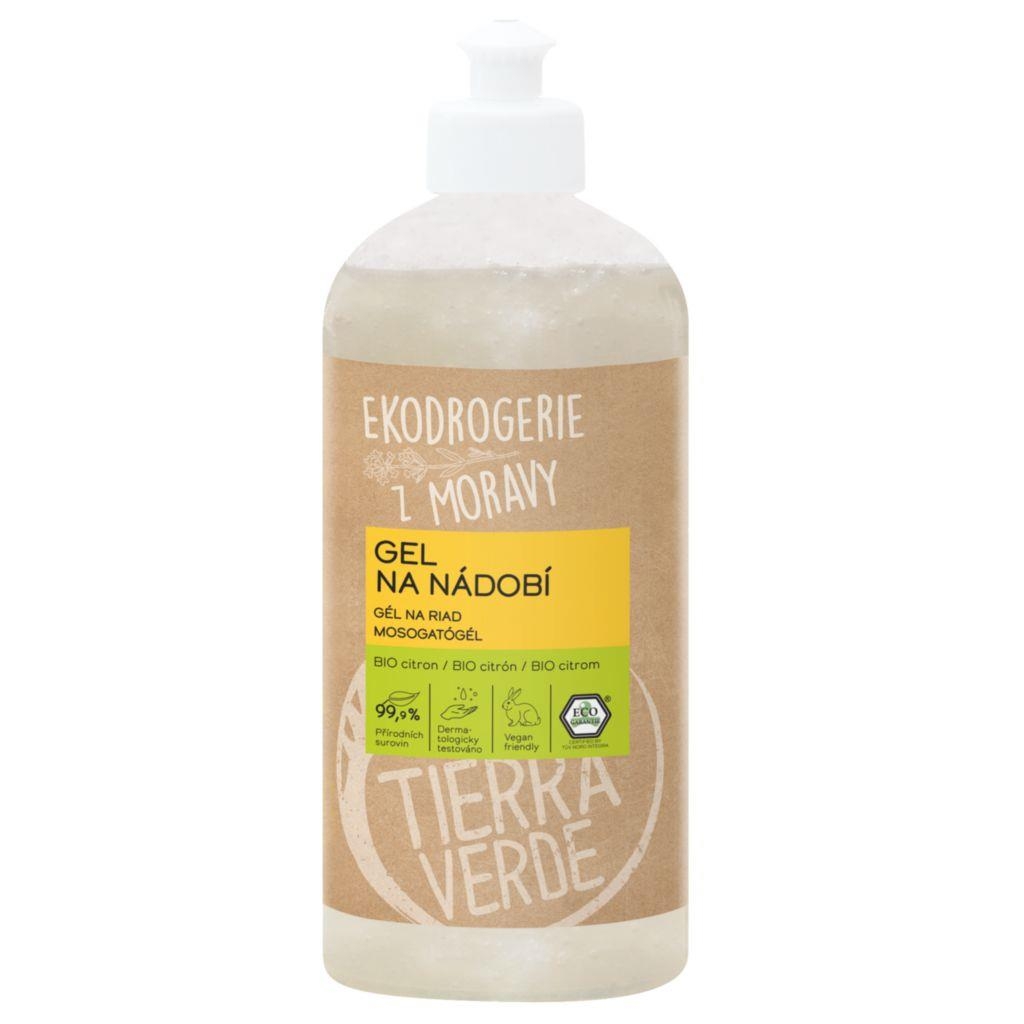 Tierra Verde Gel na nádobí BIO citron 500ml