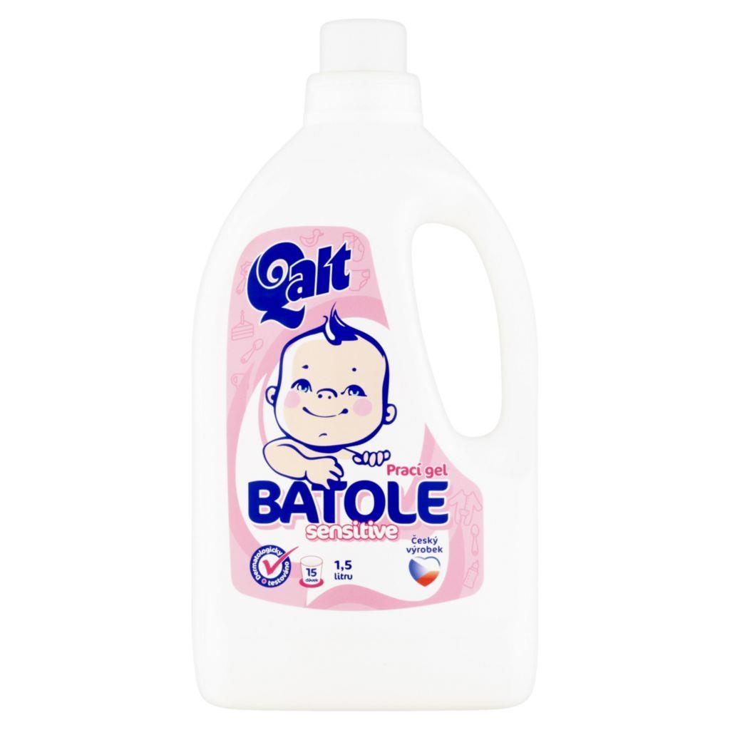 Qalt Batole Sensitive účinný prací gel vhodný pro dětskou a citlivou pokožku 1,5 l 15 praní
