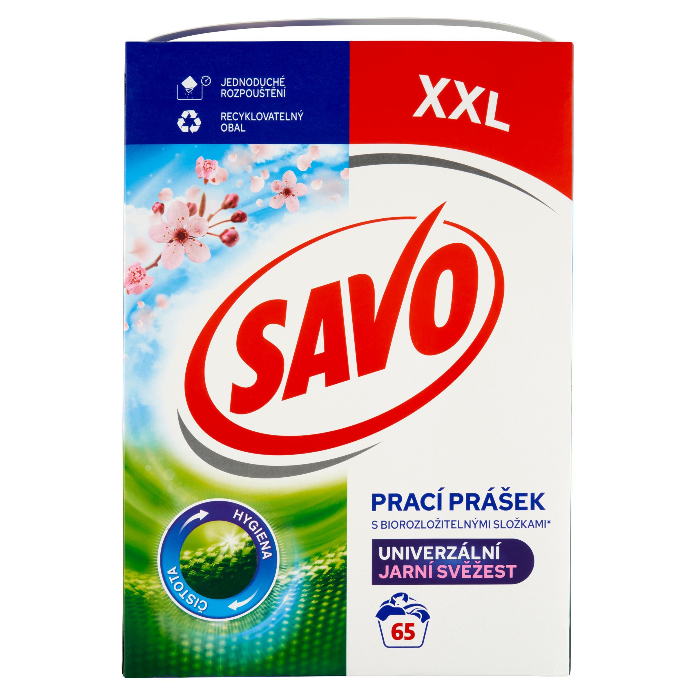 Savo prací prášek Jarní Svěžest 65 praní
