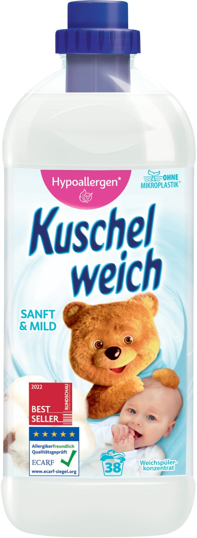 Kuschelweich aviváž  Soft & Mild 38 dávek