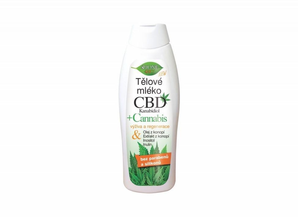 Bio CBD Kanabidiol tělové mléko 500ml