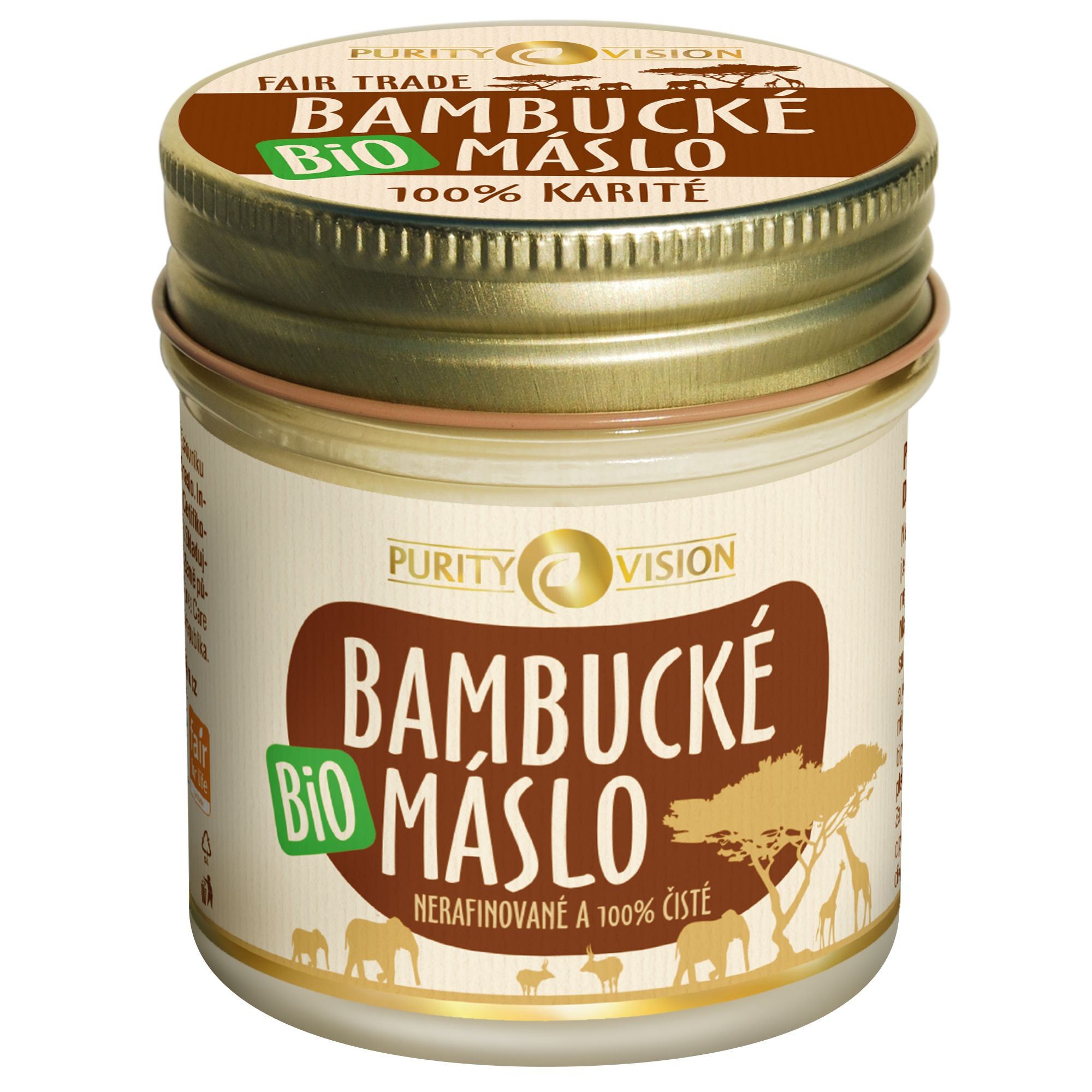Purity Vision Bio Bambucké máslo - kosmetika