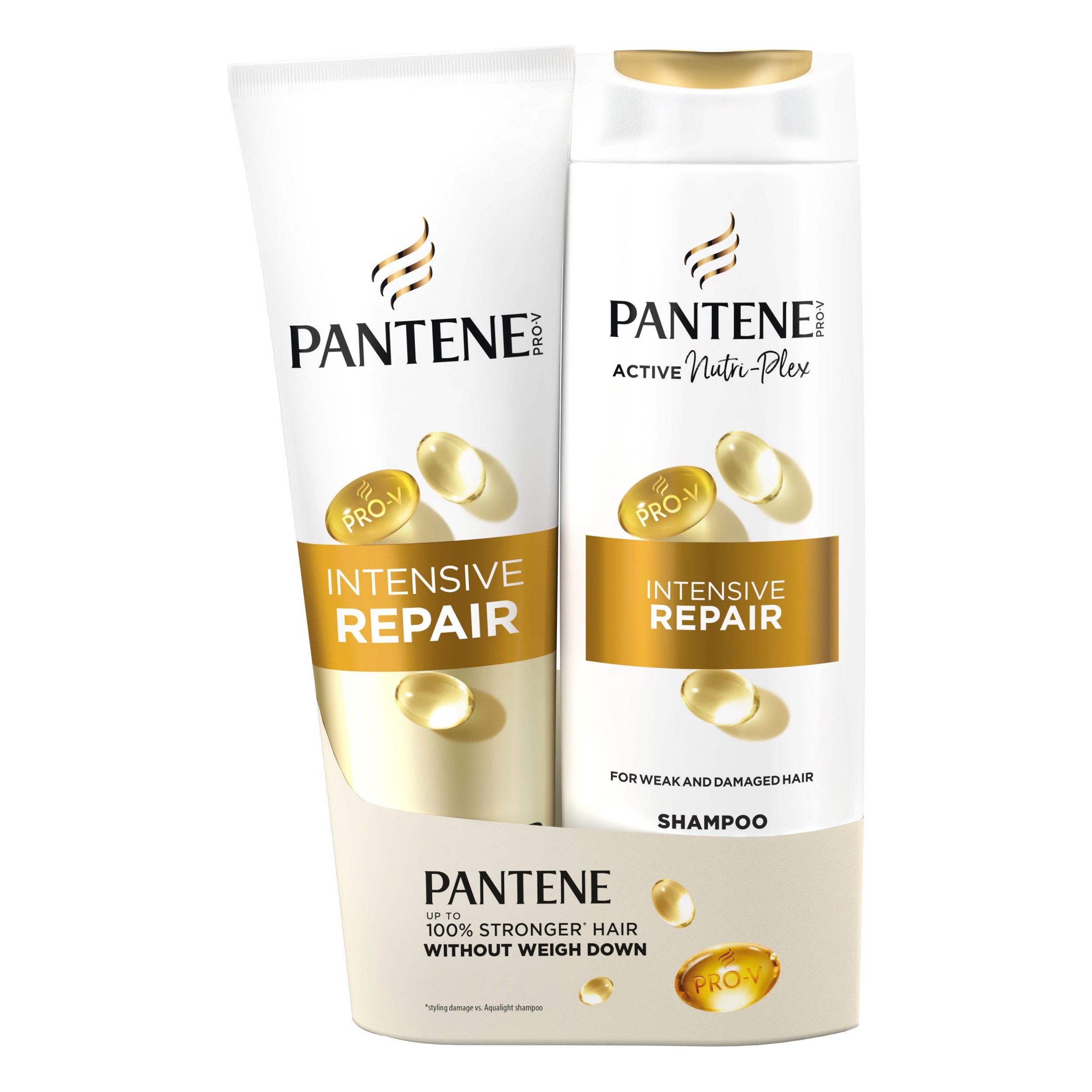 Pantene šampon 400ml + kondicionér 275ml Intensive Repair&Plex