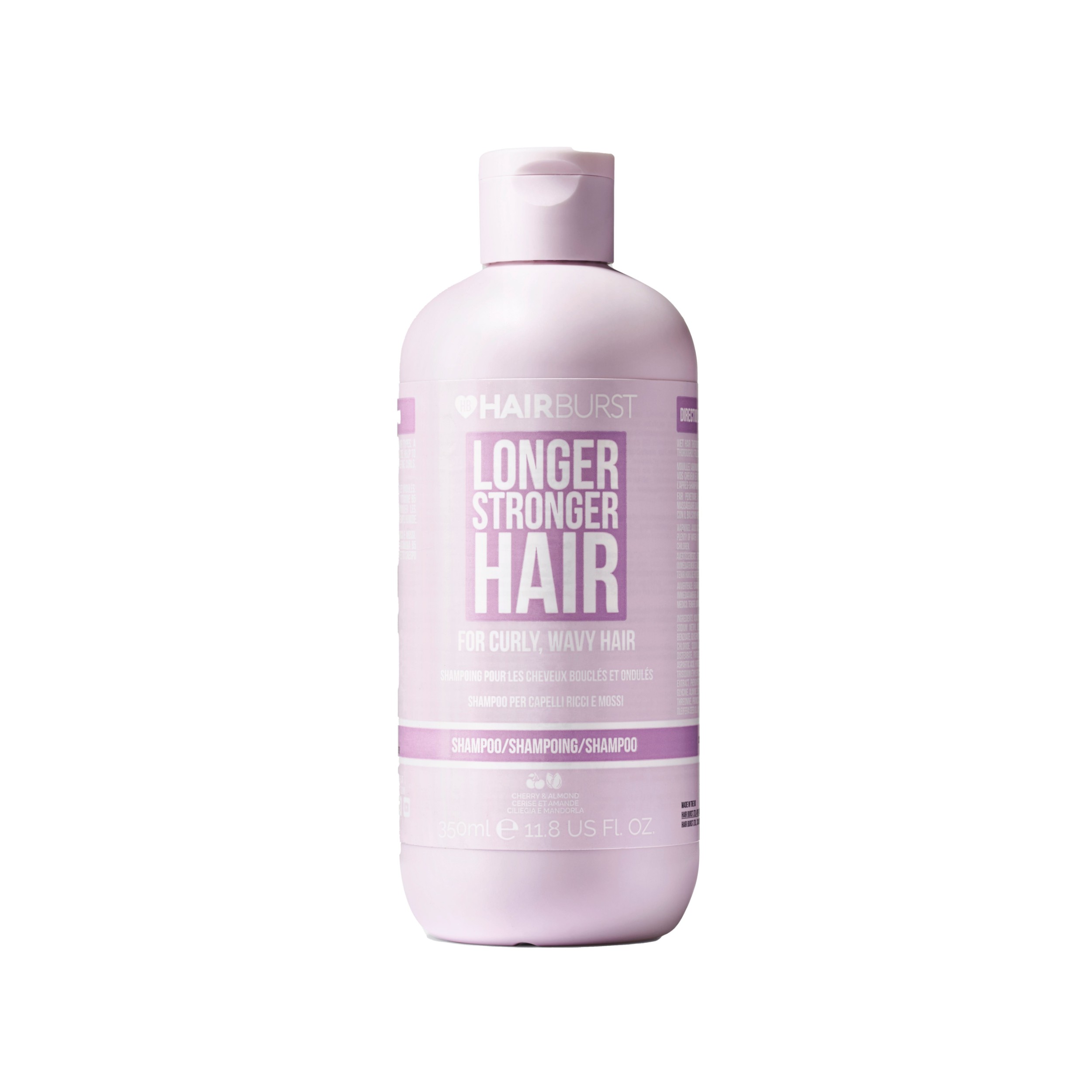 Hairburst šampon na kudrnaté vlasy Longer Stronger Hair Cherry & Almond 350 ml