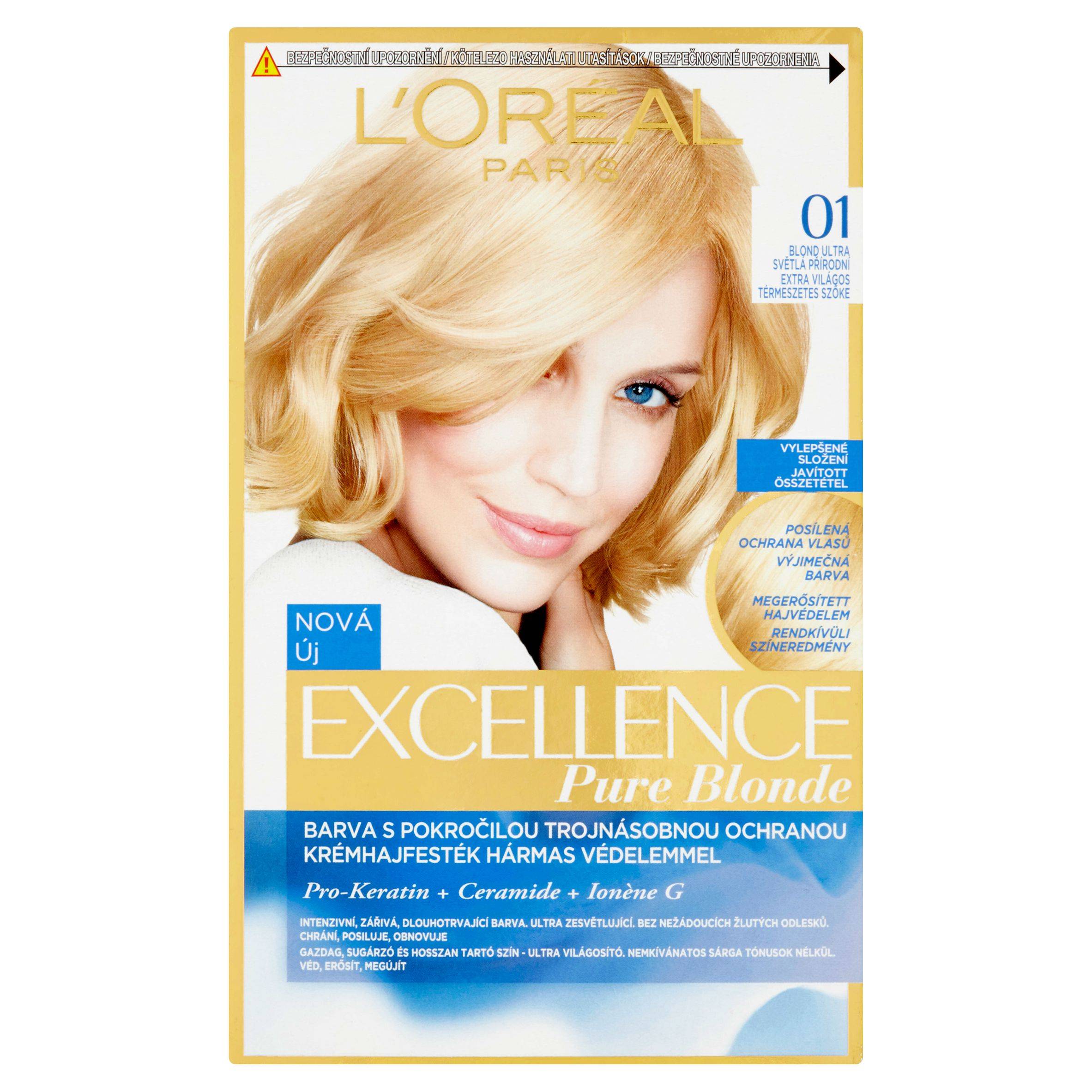 L'Oréal Paris Excellence Pure Blonde blond ultra světlá přírodní 01
