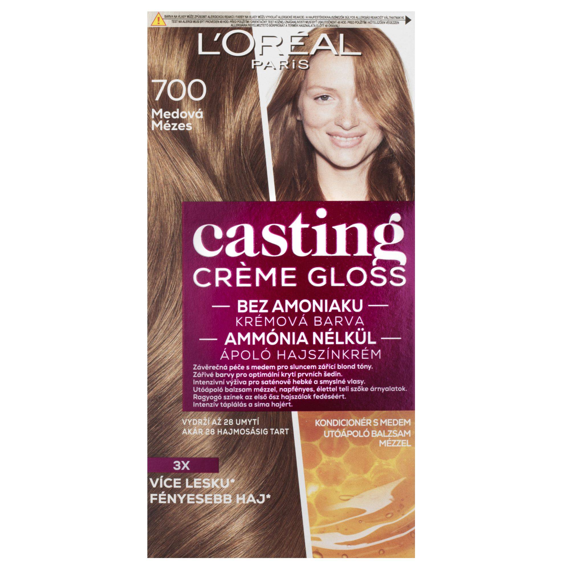L'Oréal Paris Casting Crème Gloss medová blond 700, 180 ml