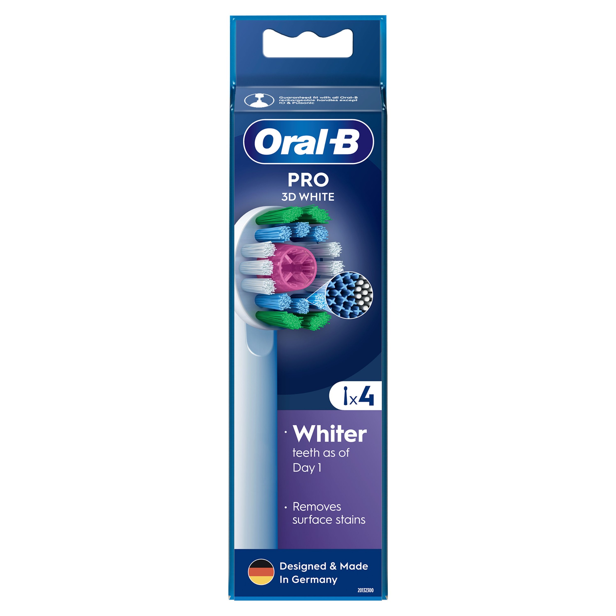 Oral-B Náhradní hlavice 3D White 4 ks
