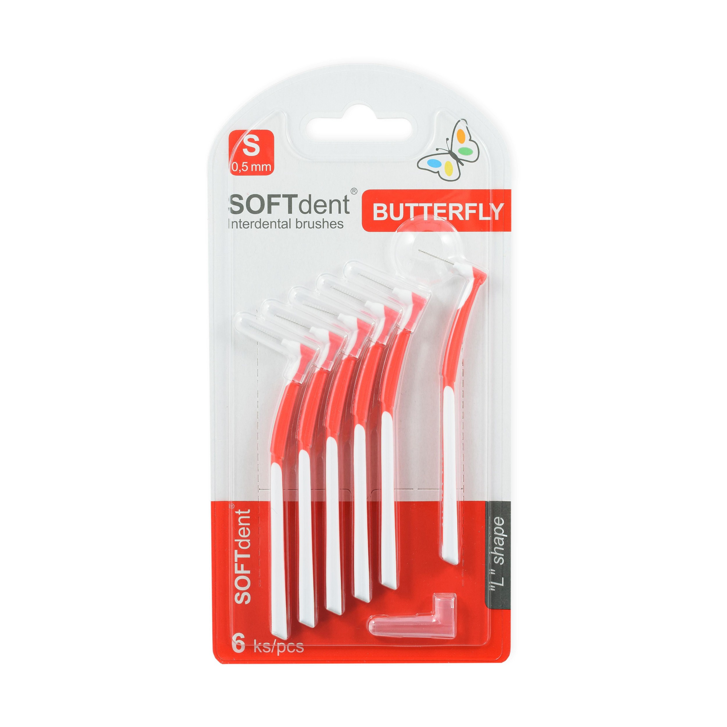 Soft Dent mezizubní kartáčky S 0,5mm 6 ks