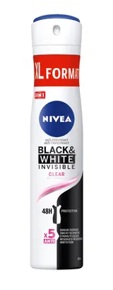Nivea Sprej Antiperspirant Invisible For B&W Clear 200 ml
