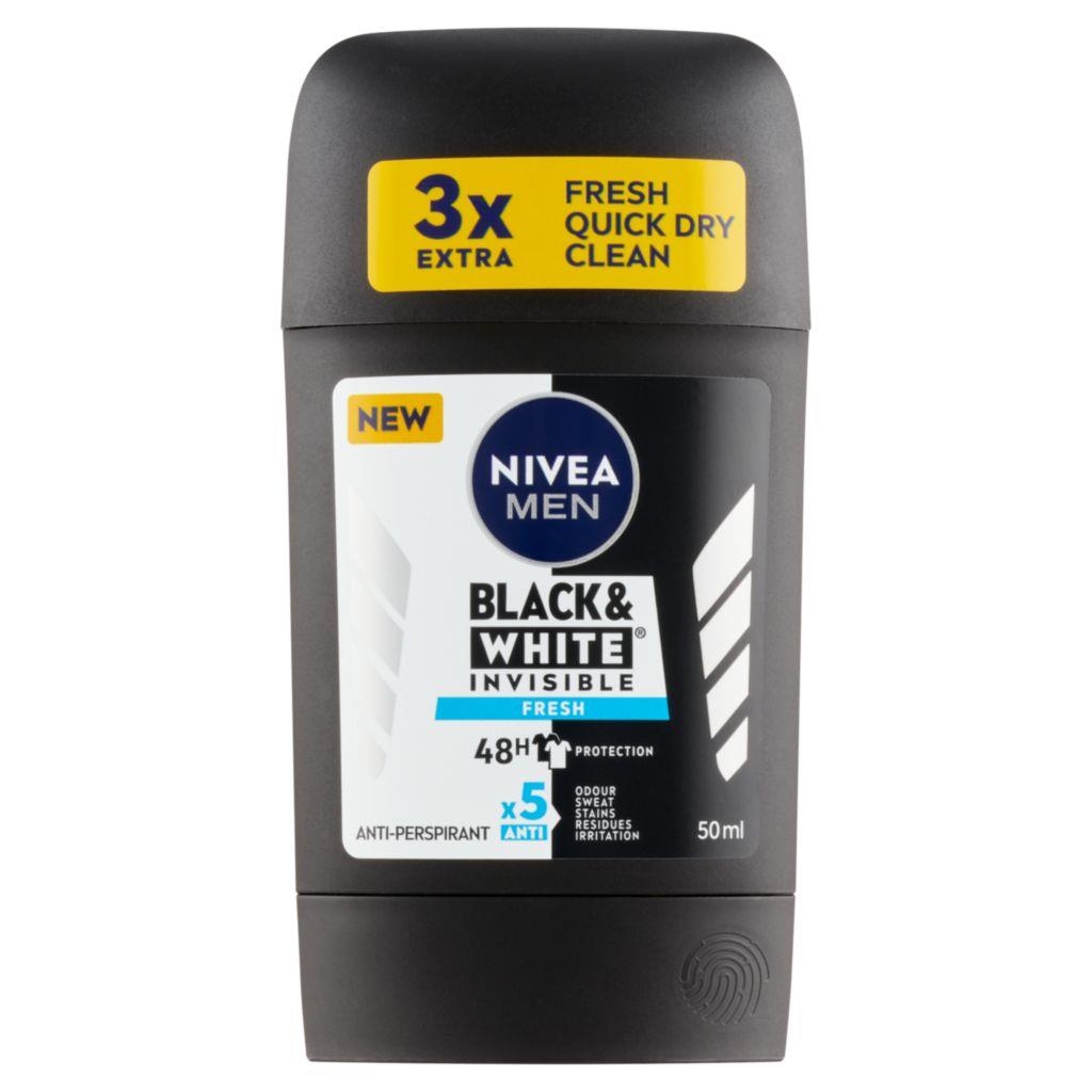 Nivea Men Tuhý B&W Inv.Fresh 50 ml