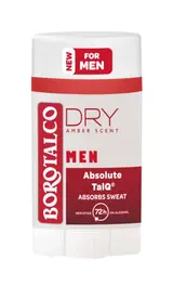 Borotalco Men Dry Amber Scent tuhý deo