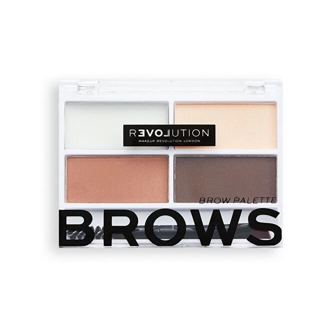 Revolution Relove Colour Cult Medium sada na úpravu obočí