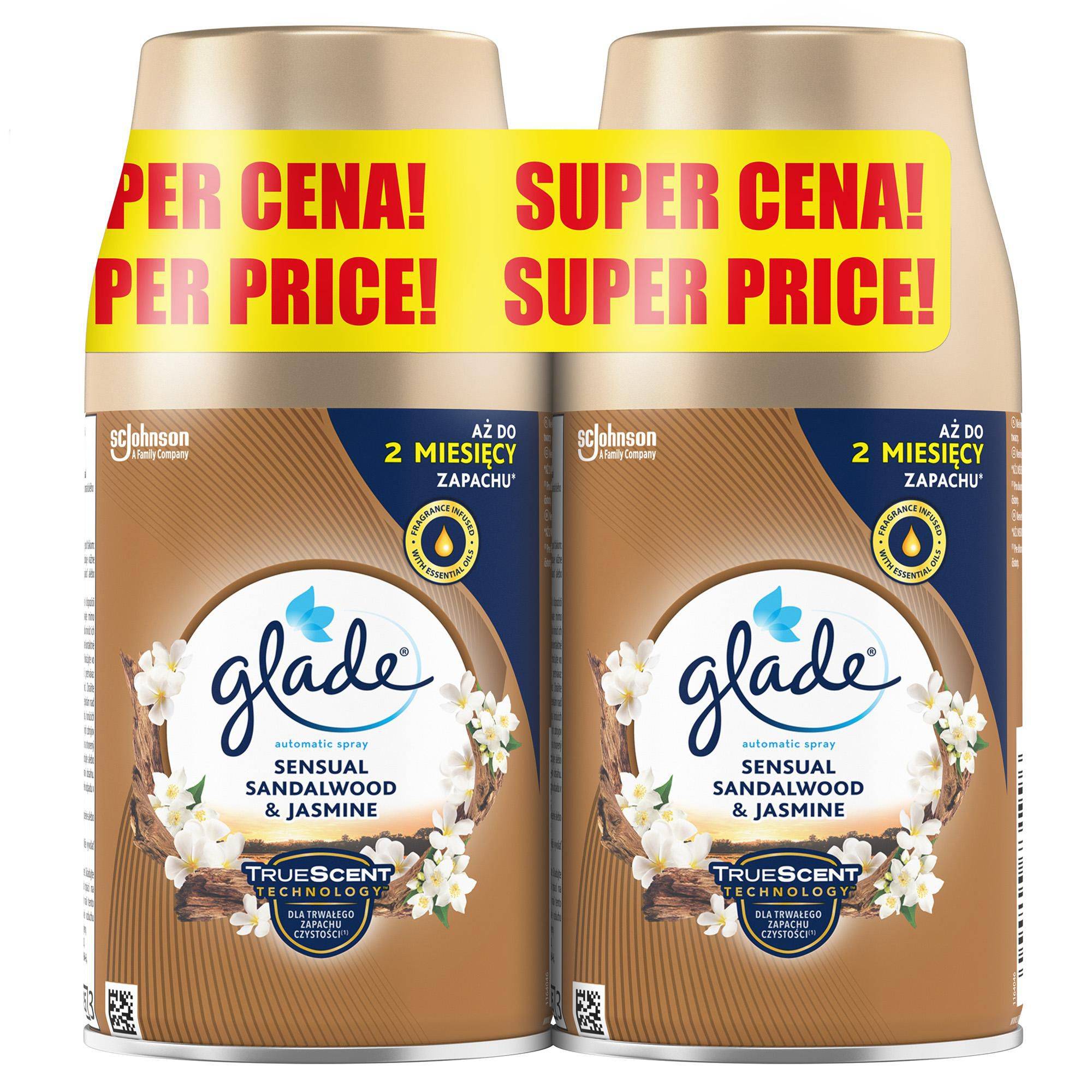 Glade Automatic Sandalwood duonáplň 2x269 ml