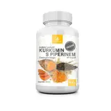 Allnature Kurkumin s piperinem bylinný extrakt 30 kapslí