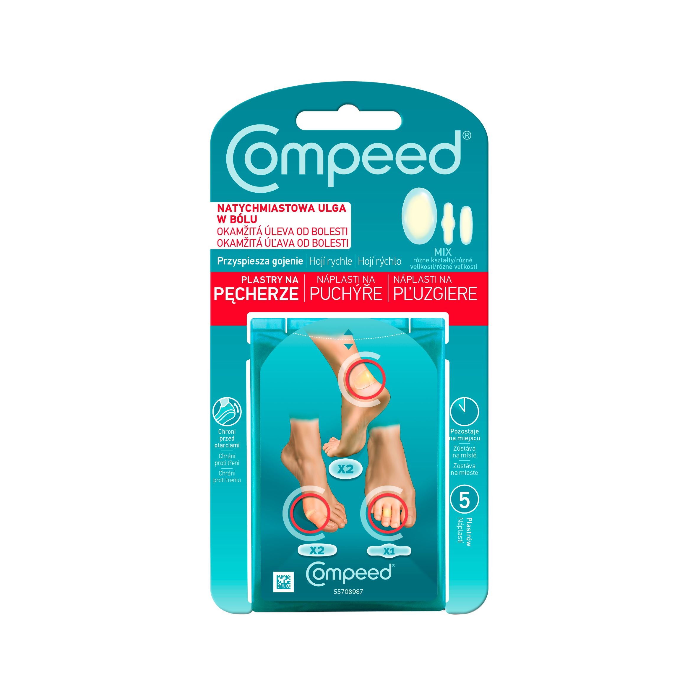 Compeed Náplasti na puchýře mix