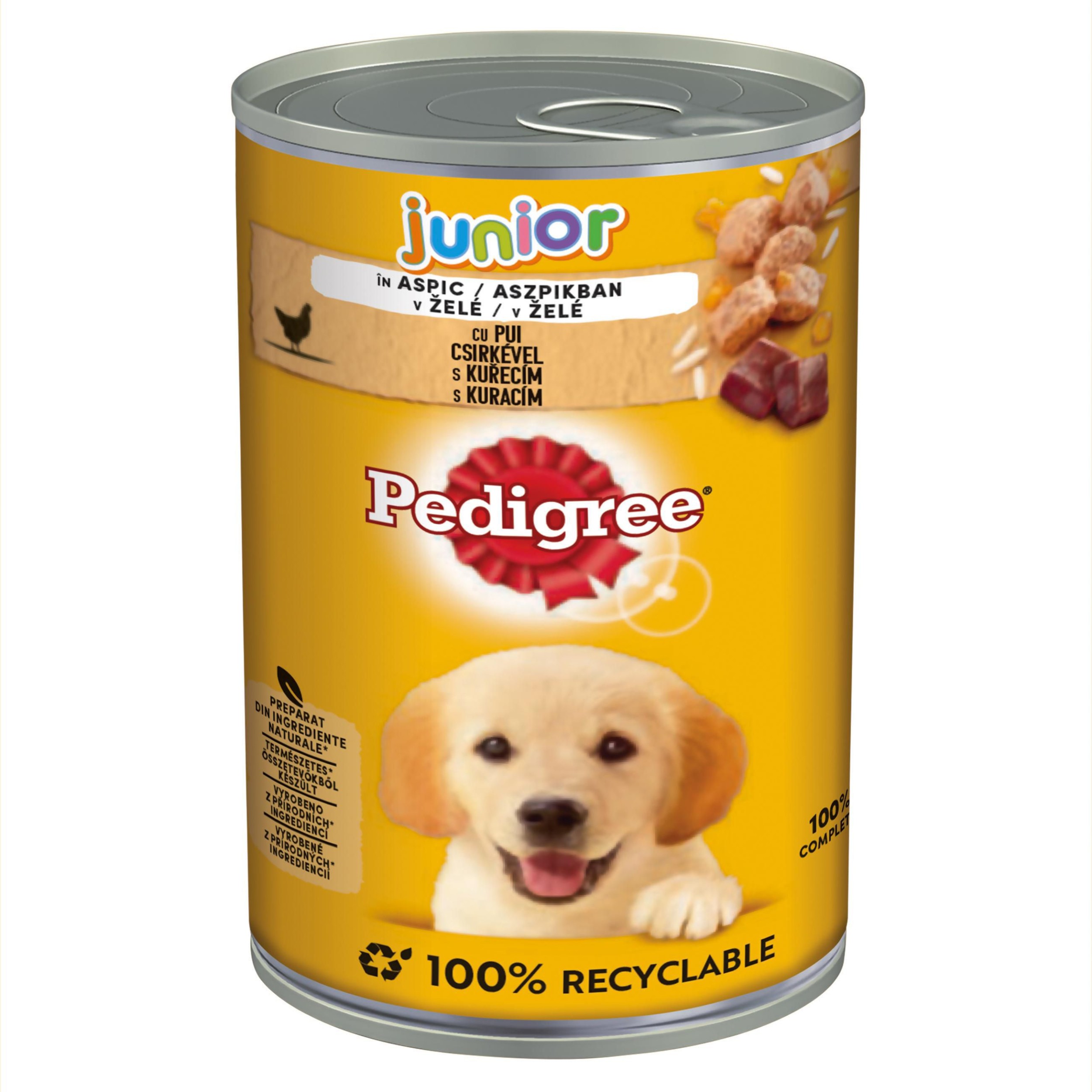 Pedigree Junior Kuřecí maso v želé kompletní krmivo pro rostoucí psy a štěňata 400 g