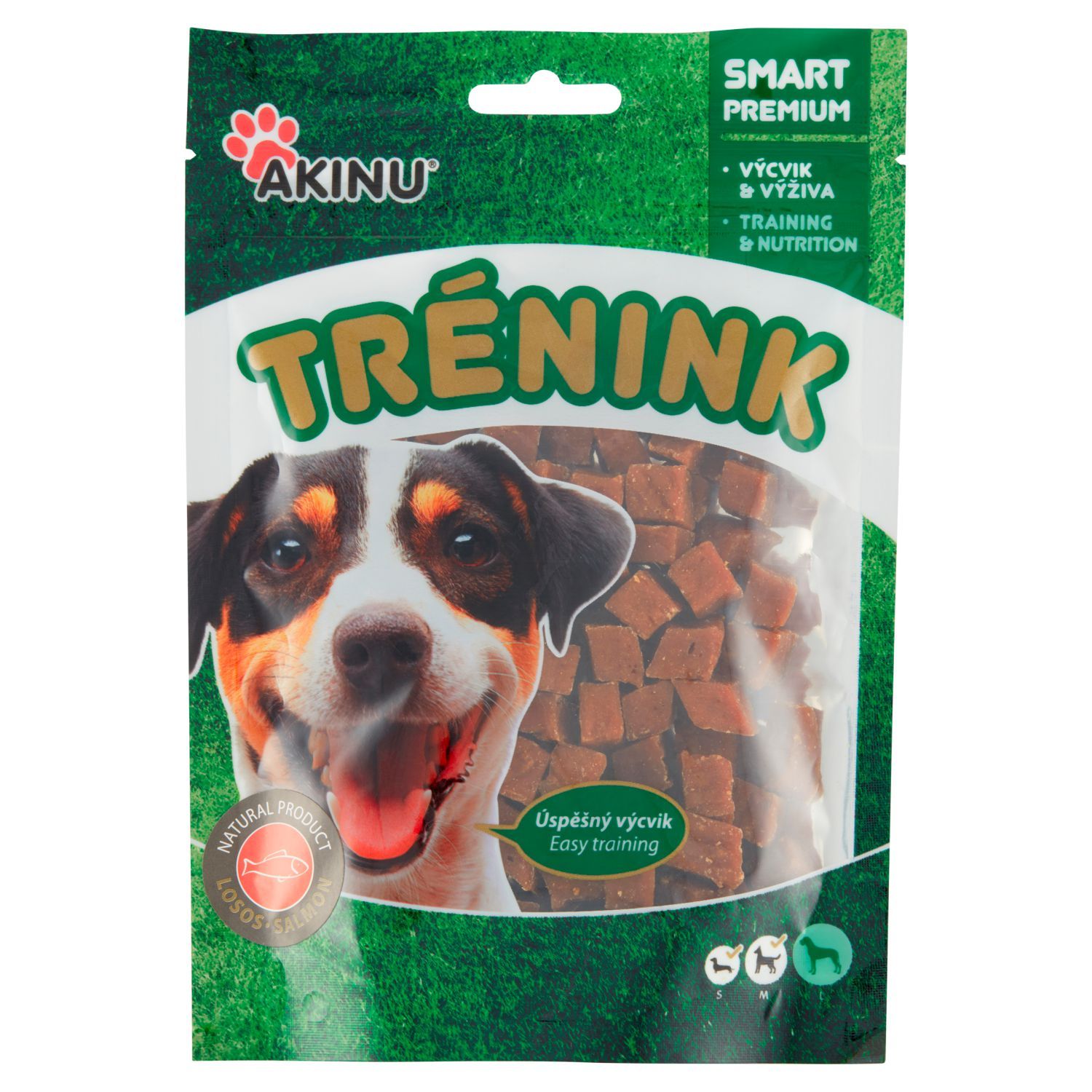 Akinu Trénink lososové kostky 120g