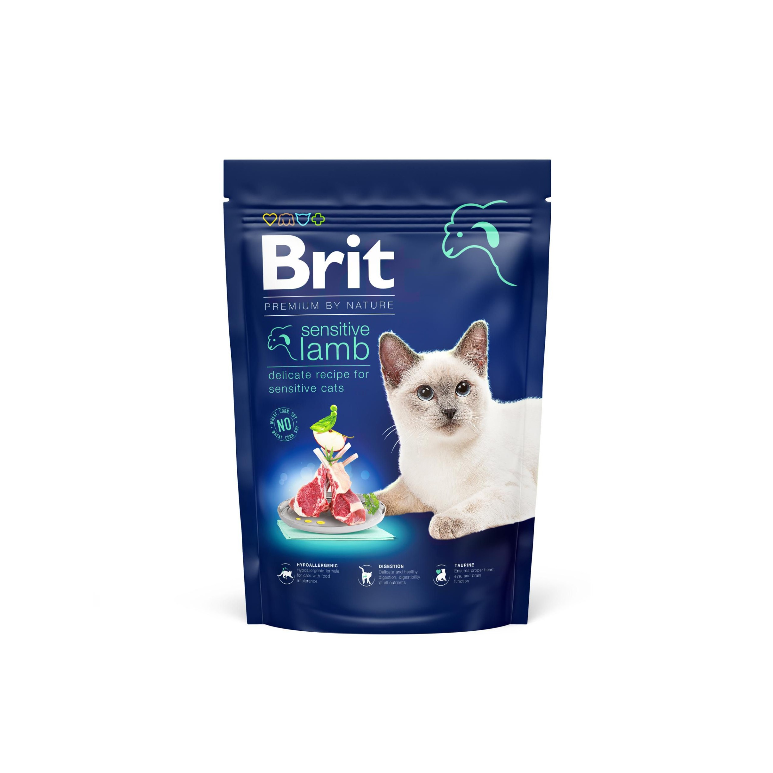 Brit Premium by Nature Cat. Sensitive Lamb,  800 g