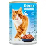 Reno Kompletní krmivo pro dospělé kočky kousky s rybou v omáčce 415 g