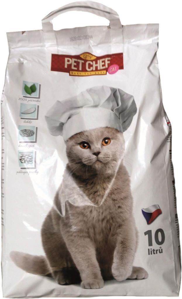 PetChef Hrudkující podestýlka pro kočky 10l