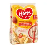 Hami mléčná kaše se 7 obilninami s banánem a jahodami 8+, 210g