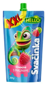 Hello Ovocná přesnídávka malina XXL 200 g
