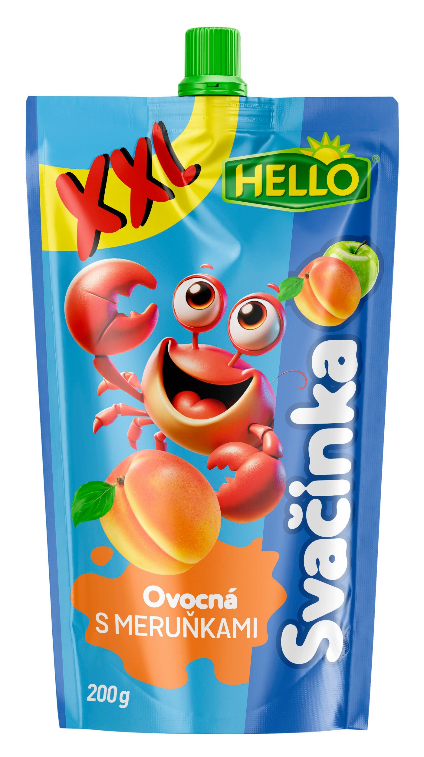 Hello Ovocná přesnídavka meruňka XXL 200 g