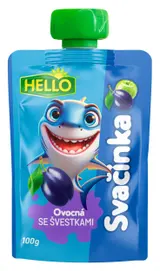 Hello Ovocná přesnídávka se švestkami 100g