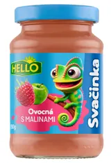 Hello Ovocná přesnídávka s malinami 190 g