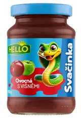 Hello Ovocná přesnídávka s višněmi 190 g