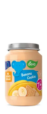 Deva Banán se sušenkami dětský ovocný příkrm 6m+ 200 g