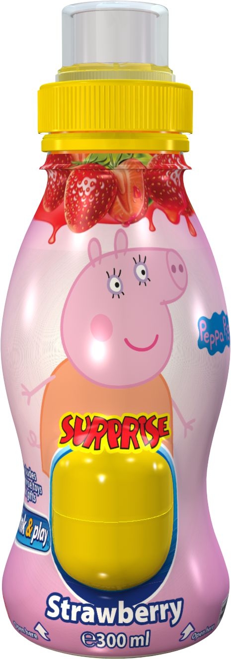 SURPRISE PEPPA PIG jahoda 0,3l PET