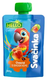Hello Ovocná kapsička s broskvemi 100 g