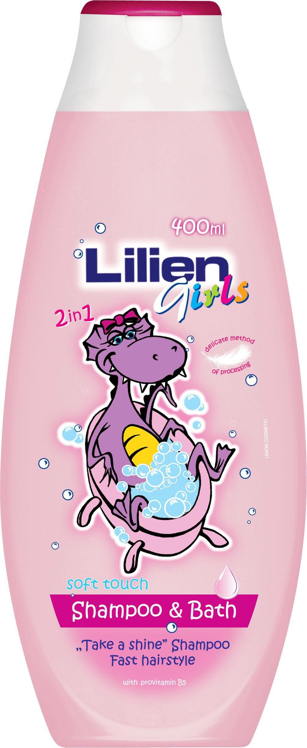 Lilien Dětský šampon & pěna 2v1 pro dívky 400 ml