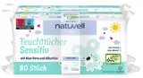 Natuvell Dětské vlhčené ubrousky sensitive 2x80ks