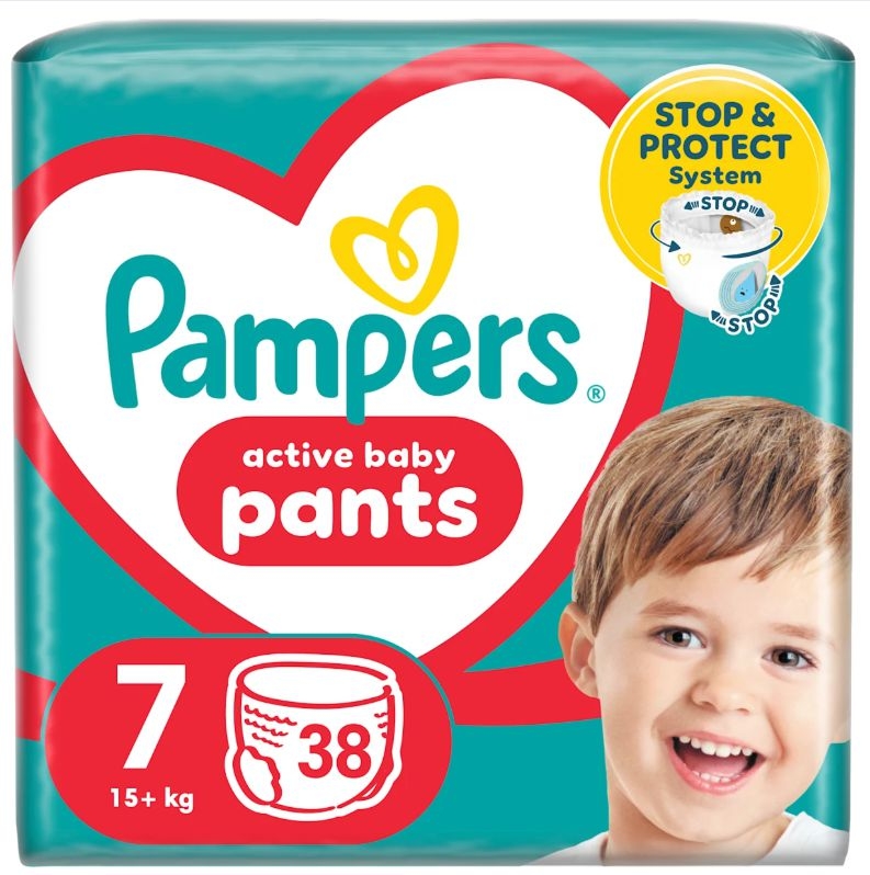 Pampers JumboPack velikost 7 38ks