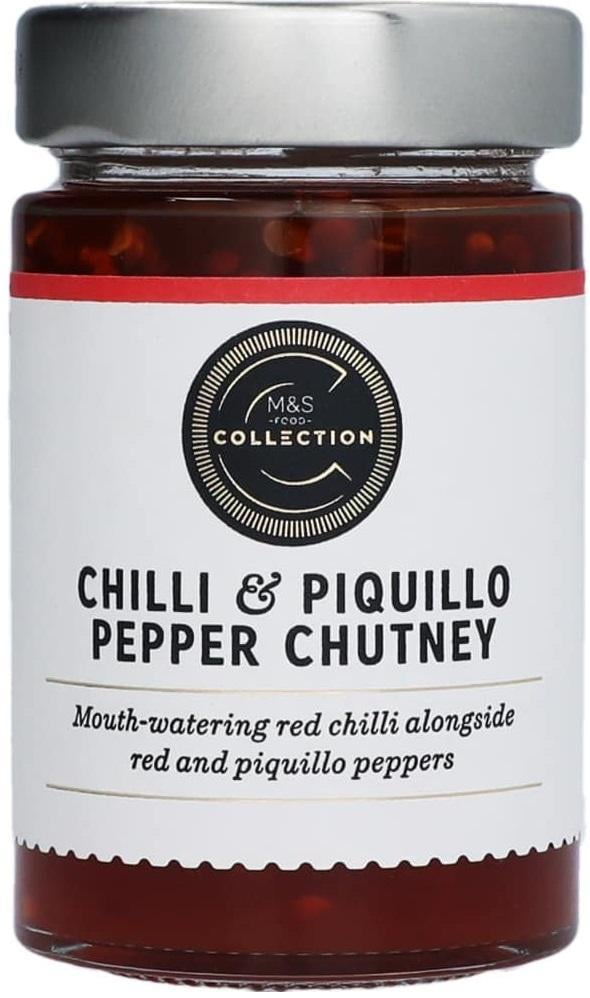Marks & Spencer Chutney s červenou paprikou a chilli papričkami
