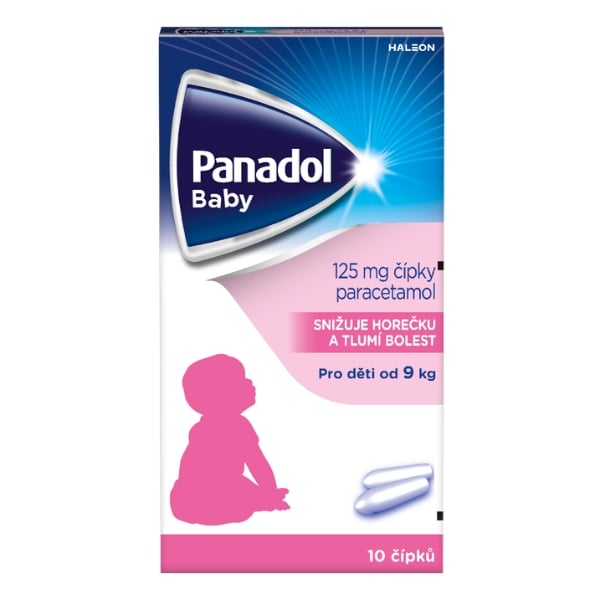 PANADOL BABY 125MG čípek 10