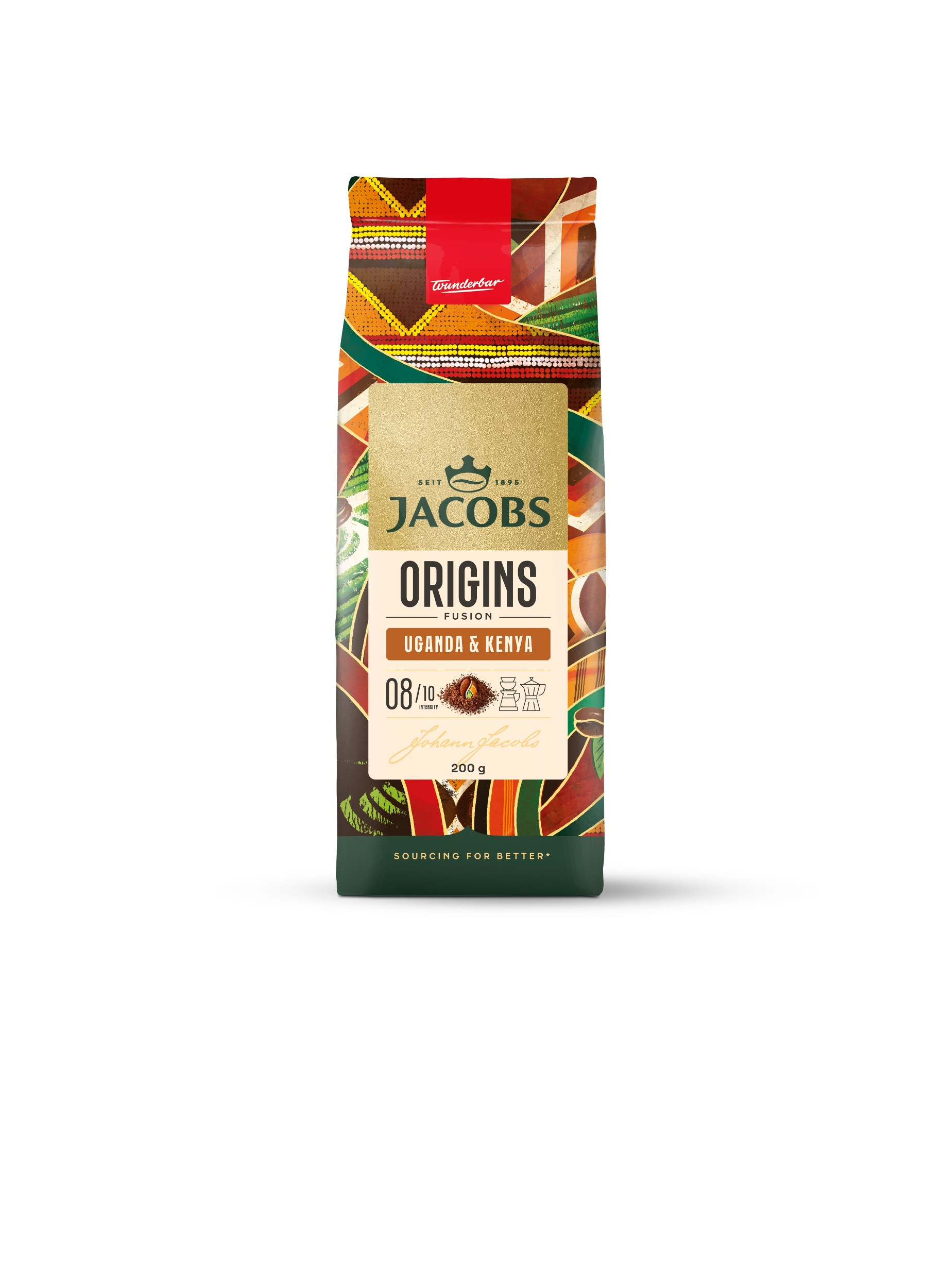 Jacobs Keňa/Uganda Káva mletá 200g