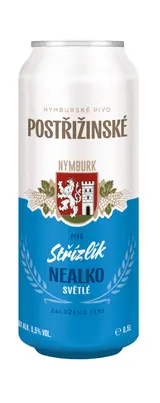 Postřižinské Pivo nealkoholické světlé 0,5 l