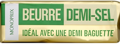 Monoprix Máslo se solí