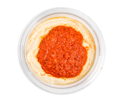 Table foods Hummus s pikantní salsa omáčkou