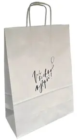 Be Nice Dárková taška Všechno nejlepší velká - bílá