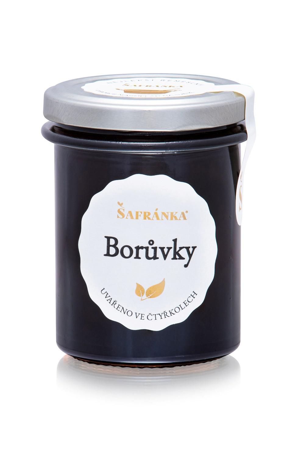 Šafránka Borůvky výběrový džem (extra) speciální 210 g