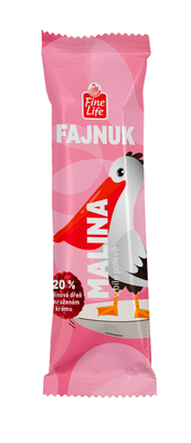 Fine Life Fajnuk malina bílá poleva
