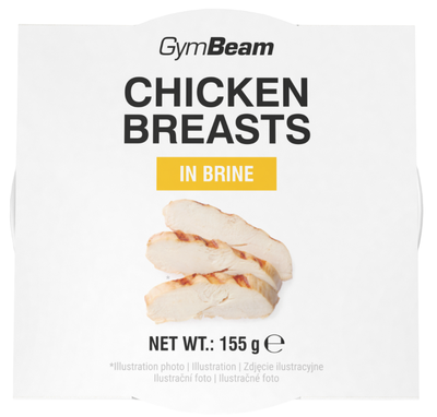 GymBeam Kuřecí prsa ve vlastní šťávě